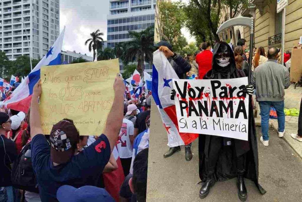Tutti in piazza a Panama per protestare