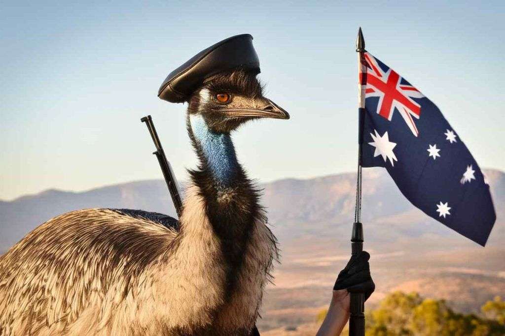 Il battaglione australiano contro gli emù